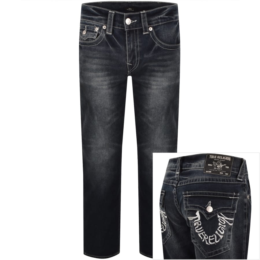 True Religion Ricky Flap Jeans Blue | Mainline Menswear us